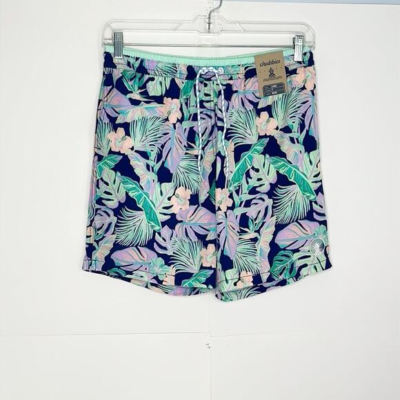 Chubbies Men The Night Faunas Classic Swim Trunk Size Large - Picture 1 of 8